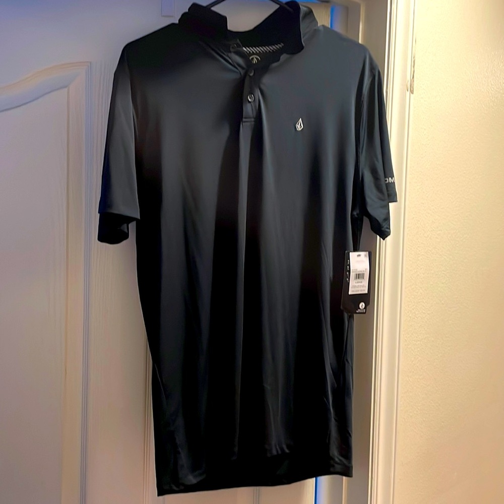 Volcom Polo shirt - Size large - Black